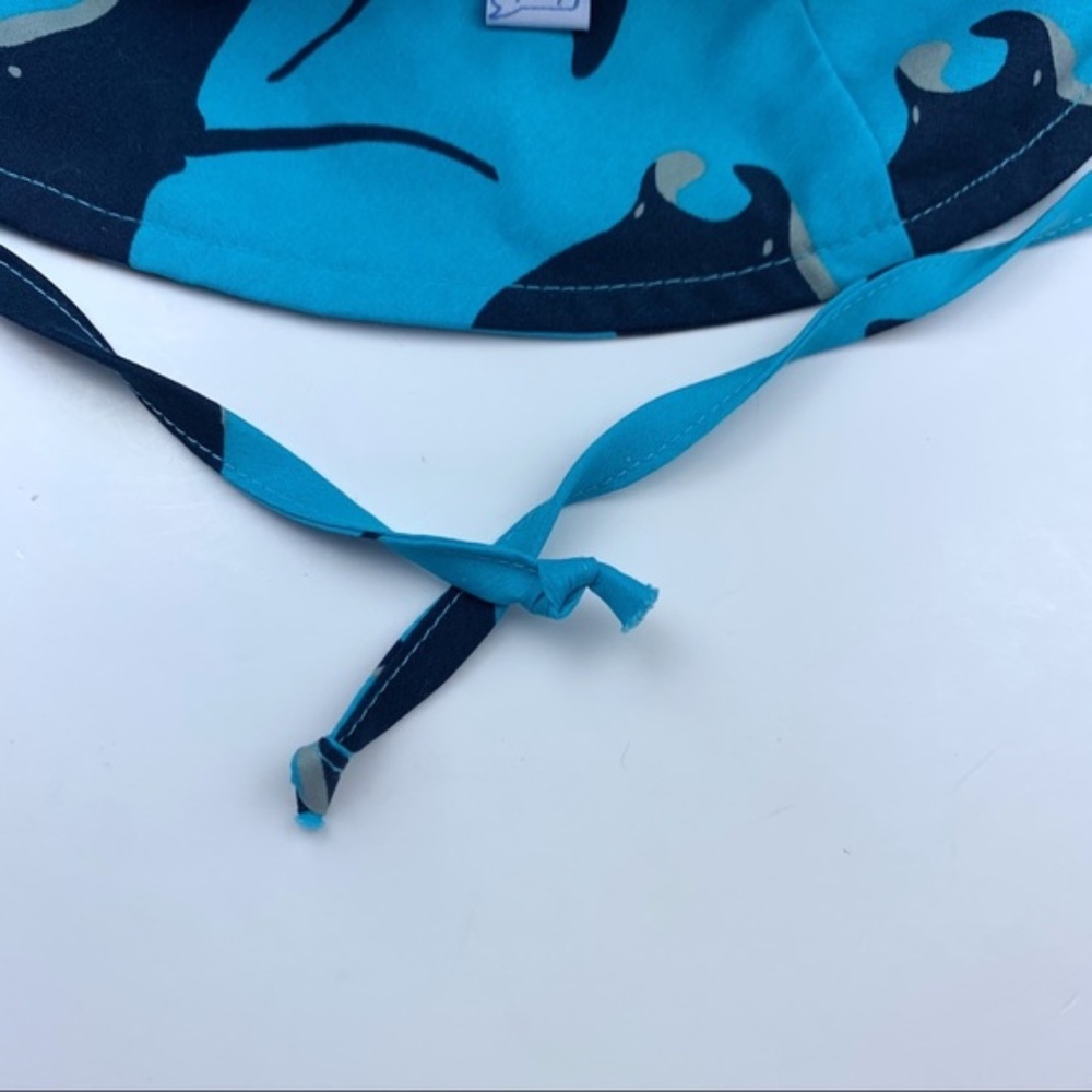iPlay infants' beach hat sting ray teal navy blue - Picture 3 of 7